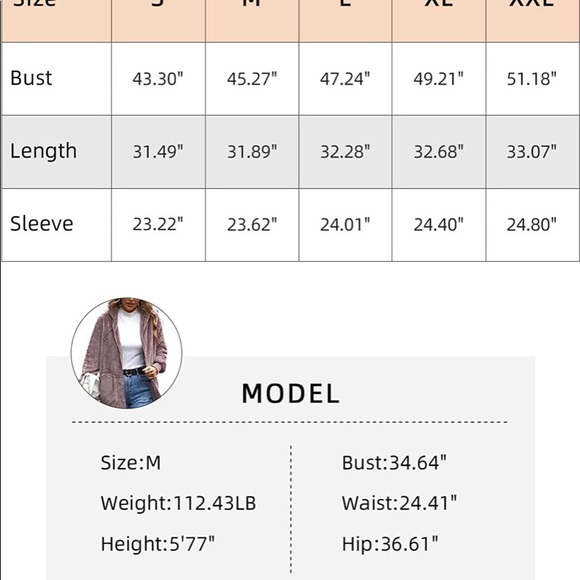 Autumn Casual Winter Furry Long Sleeve Open Front Midi Loose Outcoat Outwear - Picture 7 of 8